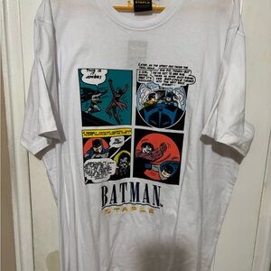 Staple Batman White Tee